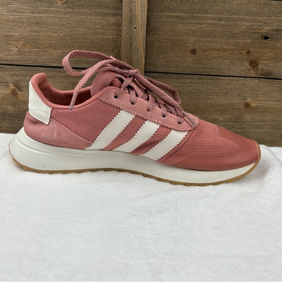 adidas Women's Rose and White Sneakers - Picture 13 of 15